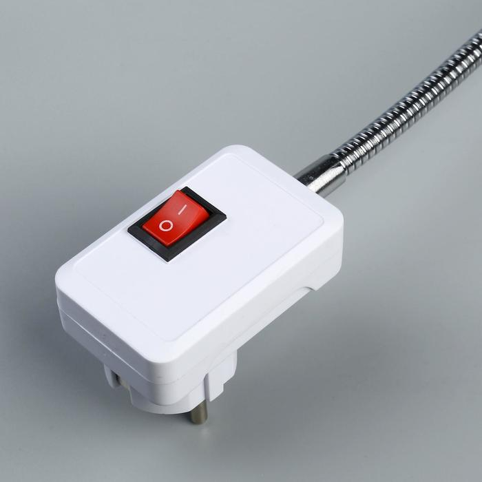 Бра в розетку "Синди" 1х15Вт Е27 белый 4,2х35х31,5 см