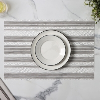 Салфетка сервировочная на стол Доляна &laquo;Мия&raquo;, 45&times;30 см, цвет серый