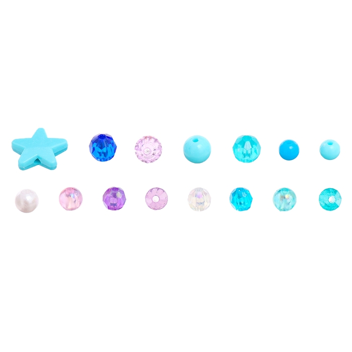 Набор для творчества &laquo;Создай украшение: Русалка&raquo;, 20 видов бусин, 4 вида шармов