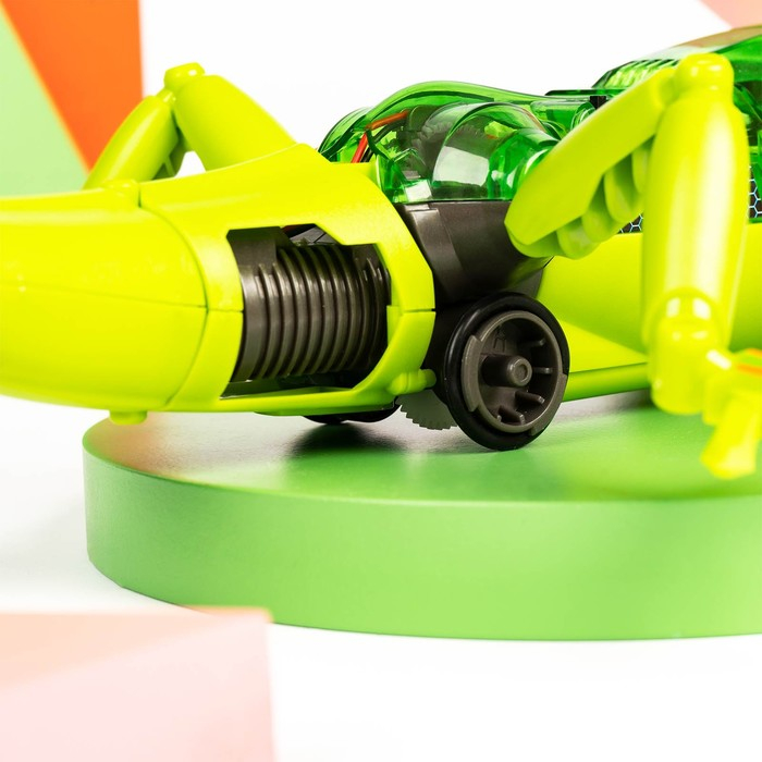 Робот &laquo;Ящер&raquo; Эврики, электронный конструктор, интерактивный: сенсорный, свет, на батарейках, 92 детали