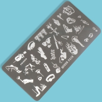 Диск для стемпинга металлический &laquo;Стильный LOOK&raquo;, 12 &times; 6 см