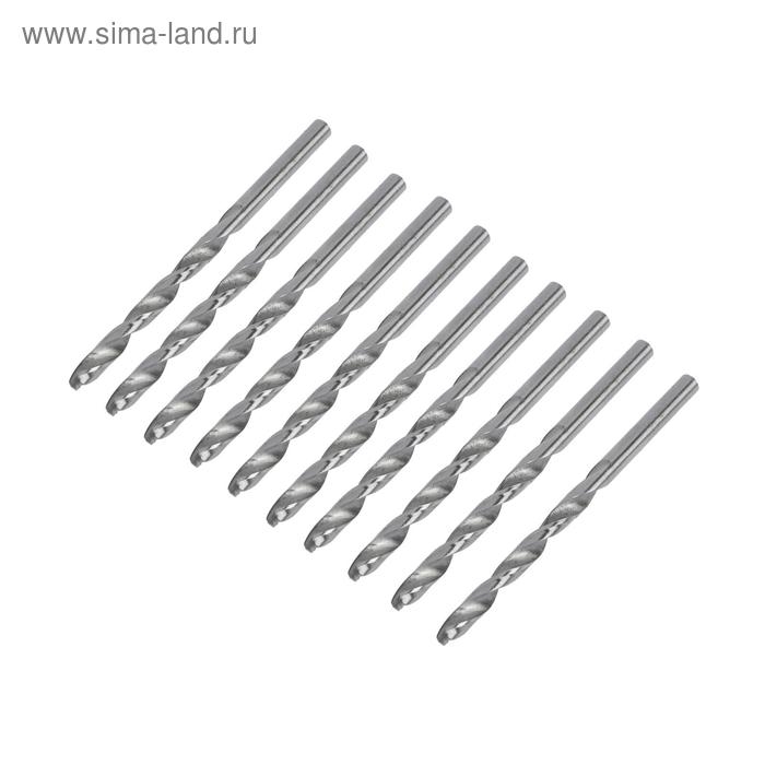 Сверло по металлу ЛОМ, HSS, цилиндрический хвостовик, 4.5&times;80 мм, 10 шт.