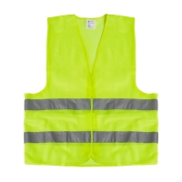 Жилет сигнальный, светоотражающий, салатовый, 2 класс, размер 66&times;56 см, 60г/м2