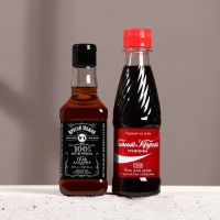 Новогодний подарочный набор косметики &laquo;Крутой мужик&raquo;, гель для душа во флаконе виски 250 мл и гель для душа во флаконе кока-колы 250 мл, Новый Год