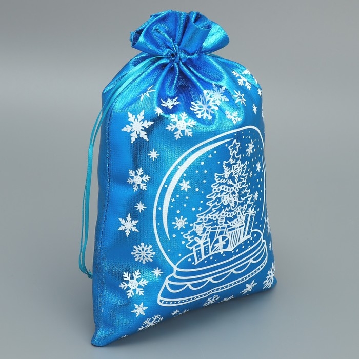 Мешочек подарочный парча &laquo;Новогоднее желание&raquo;, 20 х 30 см +/- 1.5 см, Новый год