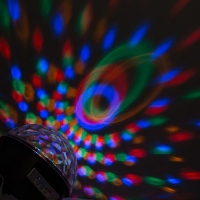 Световой прибор &laquo;Хрустальный шар&raquo; 17.5 см, динамик, свечение RGB, 220 В