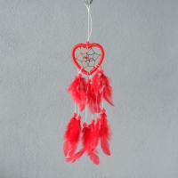 Ловец снов "Сердце с паутинкой"  6х25 см