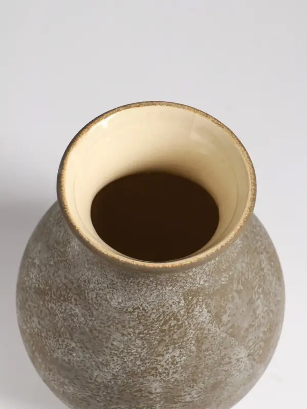 Ваза настольная керамика "Клето" 20х15 см, серый