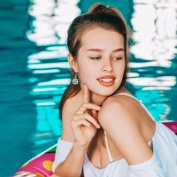 Серьги металл &laquo;Морячка&raquo;, цвет чернёное серебро