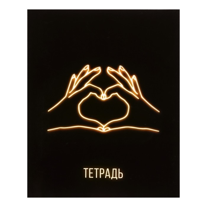 Комплект тетрадей из 5 штук, 48 листов в клетку Calligrata "Neon", обложка мелованный картон, УФ-лак, блок офсет