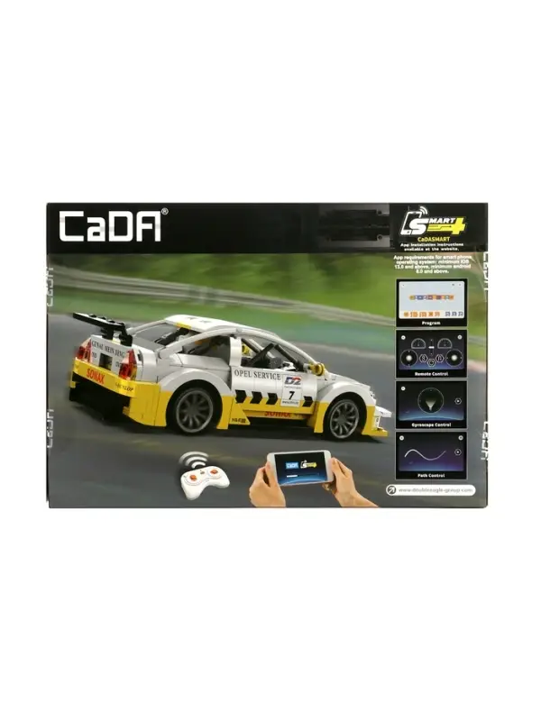 Конструктор радиоуправляемый "Спорткар", 330 деталей, 2 варианта управления