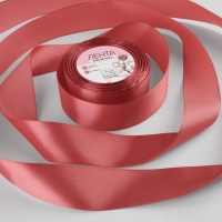 Лента атласная, 40 мм &times; 23 &plusmn; 1 м, цвет розовый антик №102