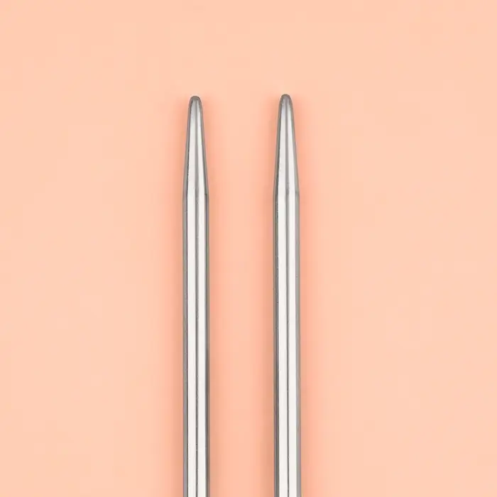 Спицы для вязания, прямые, d=3 мм, 35 см, 2 шт.