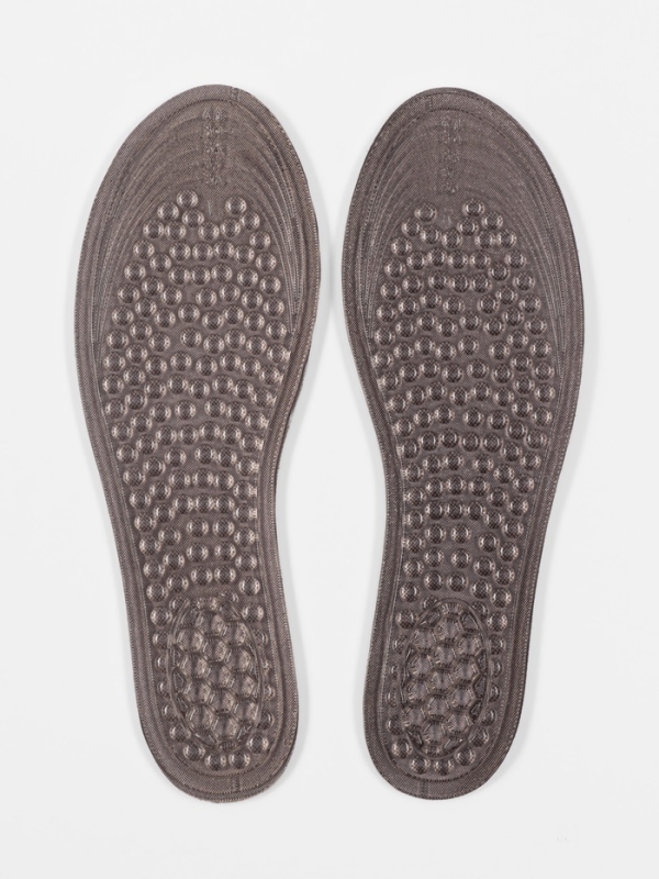 Стельки (полиэстер, силикон) универс 36-40р-р 27см (пара) серый пак SS