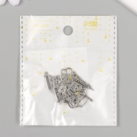 Декор металл для творчества "Врач - И тебя вылечу" набор 5 шт 2,3х2,5 см