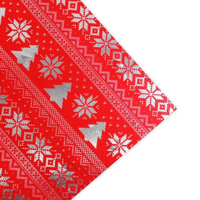 Плёнка упаковочная голография &laquo;Вязка&raquo;, 100 х 70 см