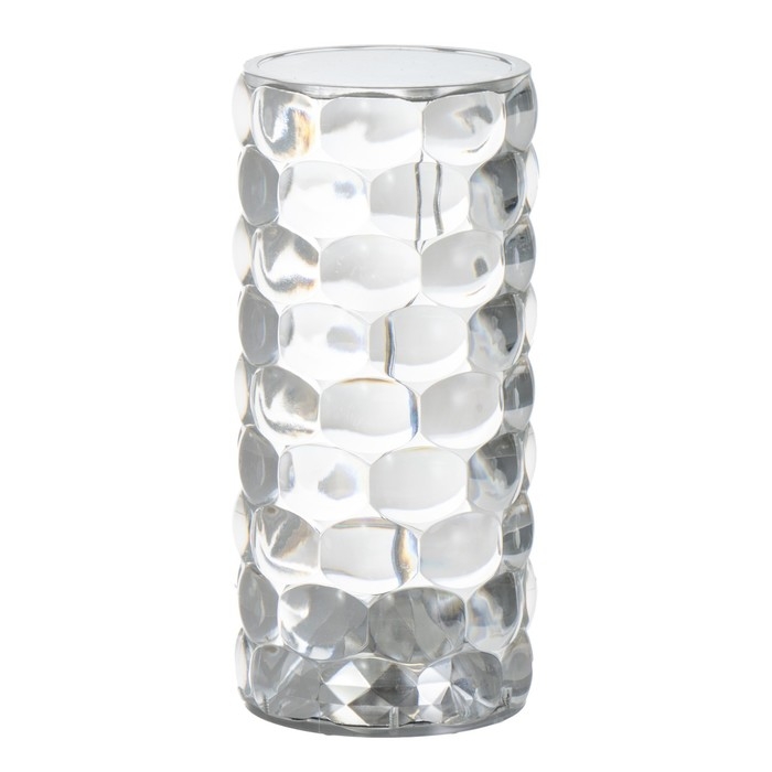 Настольная лампа с ПДУ "Призма" LED RGB сенсорная АКБ 8х8х18 см RISALUX