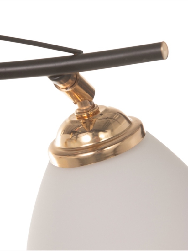 Люстра "Кира" 4х40Вт Е27 черный/золото