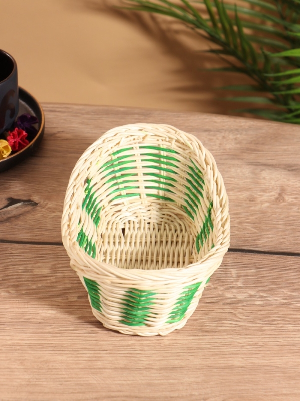 Корзина плетеная 22x14x8 см, ротанг