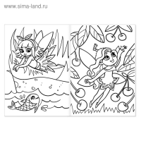 Раскраска для девочек &laquo;Сказочные феи&raquo;, 16 стр., формат А4