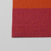 Салфетка сервировочная на стол &laquo;Три полосы&raquo;, 45&times;30 см , цвет терракотовый