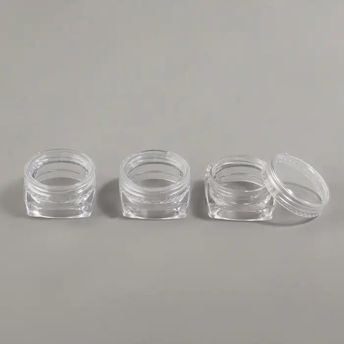 Баночки для хранения, 3 мл, набор - 3 шт., прозрачная