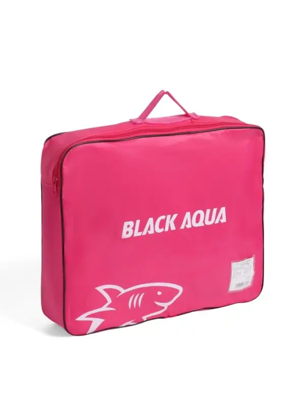 Коньки раздвижные BlackAqua, р. 39-42, для фитнеса, с роликовой платформой, цвет фуксия