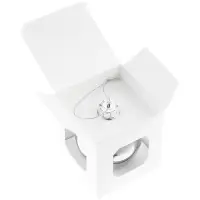 Елочный шар Finery Gloss, 8 см, глянцевый серебристый