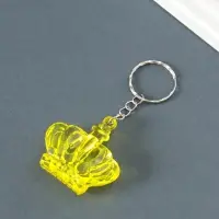 Брелок пластик "Корона" МИКС 4х4,4х1,5 см