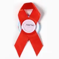 Значок с лентой "Выпускник детского сада", диам 4,5 см, набор 5 шт