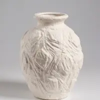 Ваза настольная керамика "Элой" 18х12 см, белый