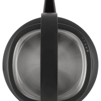 Чайник HYK-S2042 0.6л. 1000Вт черный (металл)