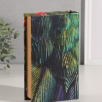 Сейф-книга дерево кожзам "Птицы. Колибри" 21х13х5 см