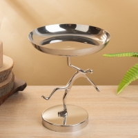 Чаша "Человек" 17х17х20 см, нержавеющая сталь, латунь, цв. золото