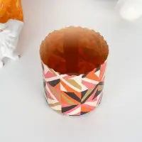 Форма бумажная для кулича &laquo;Модерн&raquo;, 9&times;9 см, МИКС