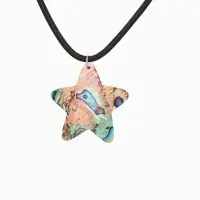 Кулон "Звездочка" ракушка абалон 25 см