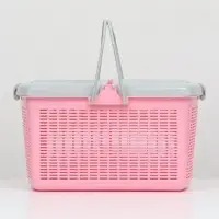 Корзина 47х36х27,5 см, нежно розовый