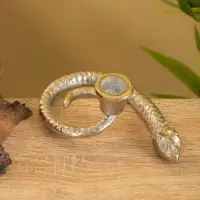 Подсвечник &laquo;Змейка&raquo;, 15&times;9.5&times;5 см, алюминий