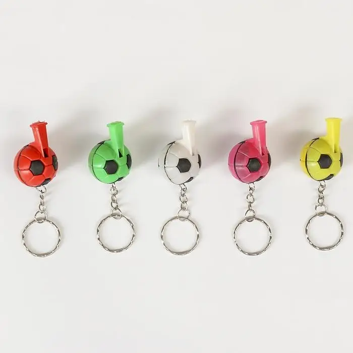 Брелок для ключей на кольце &laquo;Мяч-свисток&raquo;, пластик, МИКС