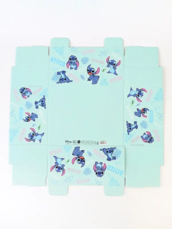 Коробка подарочная &laquo;С Днём рождения&raquo;, Стич, 31 х 25,5 х 16 см