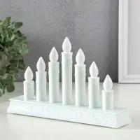 Светодиодная свеча LED RISALUX &laquo;Семь свечей&raquo; 3хAAA белый 23,7х5х15 см