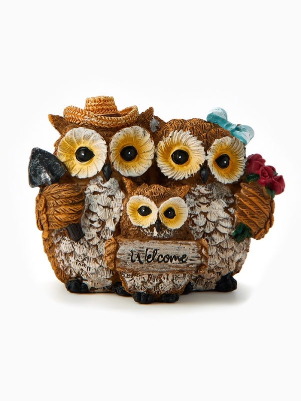 Фигурка полистоун TAKE IT EASY &laquo;Семья сов&raquo;, 11&times;9&times;7.5 см