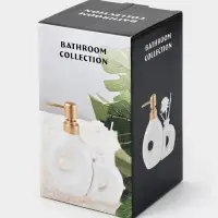 Набор для ванной "", 2 предмета (Дозатор и диффузор), цвет белый