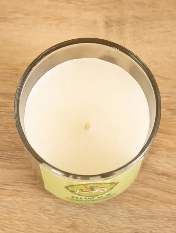 Свеча ароматическая в стекле "Жасмин и Шафран" соевый воск 120гр