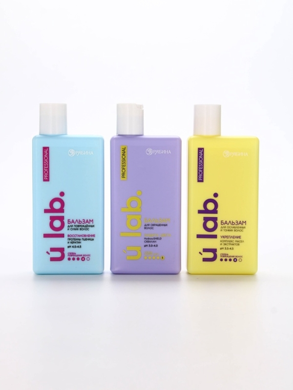 Профессиональный восстанавливающий бальзам для сухих и пористых волос с кератином и протеинами пшеницы, 250 мл ULAB