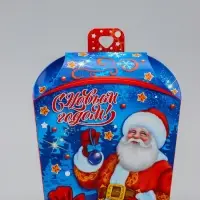 Коробка Новогодняя подарочная "Новый год" 17 х 19 х 9,5 см