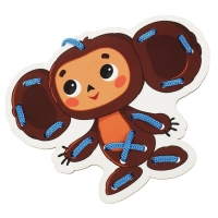 Шнуровка деревянная &laquo;Чебурашка&raquo;, 16 см