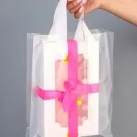 Пакет полиэтиленовый с боковой складкой и петлевой ручкой, прозрачный, 25&times;32+8 см &plusmn; 5% 60 мкм