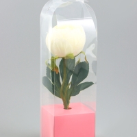 Коробка для мини букетов 28 х 8 х 8 см, розовый