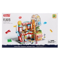 Конструктор Город &laquo;Парк аттракционов&raquo;, 194 детали